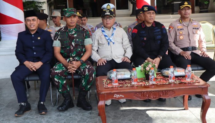 Bupati Gorontalo Apresiasi TNI-Polri dalam Pengamanan Peran Saka Nasional 2025