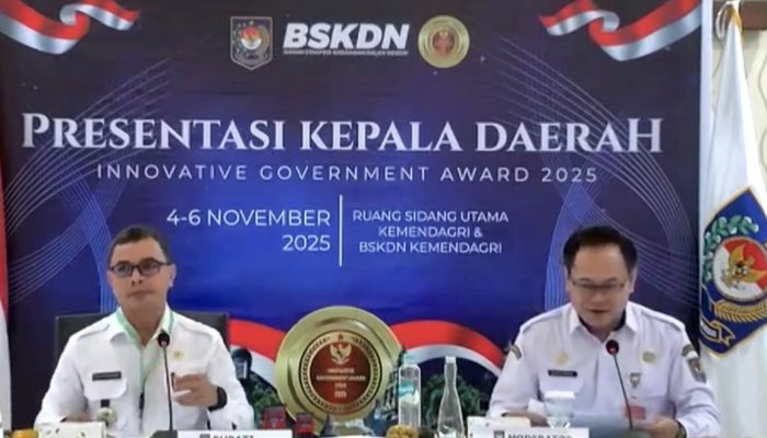 Bupati Sirajudin Lasena Paparkan Inovasi “Serdadu” dan “Sikarlota” di Ajang Innovative Government Award 2025