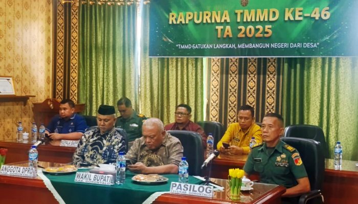Komitmen Pemkab Gorontalo Perkuat Sinergi TMMD untuk Percepatan Pembangunan Desa