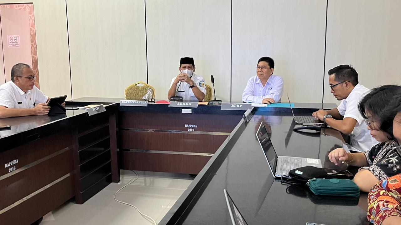 Sekda Boltara Pimpin Entry Meeting Evaluasi Perencanaan 2 Sekda Boltara
