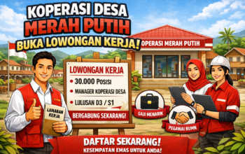 Tinggal Hitungan Hari! Cara Daftar 30 Ribu Lowongan Koperasi Merah Putih