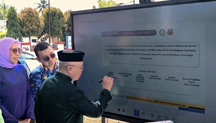 Pemkab Gorontalo Luncurkan SPSB 2026, Bupati Tegas Tolak Titipan dan Pungli