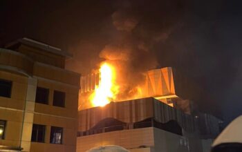 Mega Mall Manado Terbakar