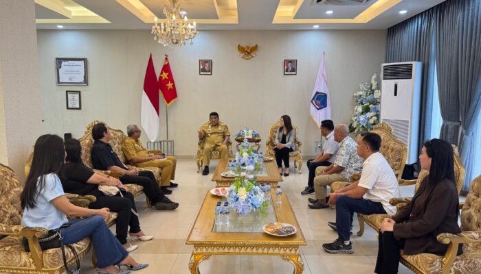 Pengurus Baru PWI Sulut Temui Gubernur, Bahas Masa Depan Pers
