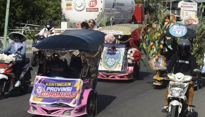Konvoi Nusantara Semarakkan Persiapan Kabupaten Gorontalo Sambut PENAS KTNA XVII 2026