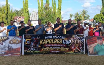 Sekda Hadiri Mini Soccer Kapolres Cup