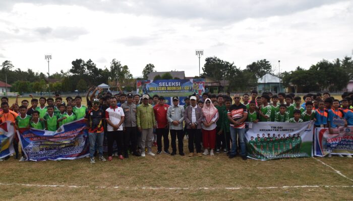 Buka Seleksi Gala Siswa Indonesia 2026, Pemkab Gorontalo Jaring Bibit Pesepak Bola Muda