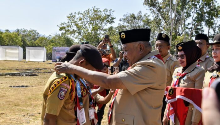 Dibuka Wabup Tonny, Perkemahan Saka Widya Budaya Bakti di Bongohulawa Diikuti 700 Peserta