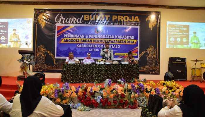 Bupati Sofyan Puhi Buka Bimtek BPD 2026, Tegaskan Sinergi dan Pengawasan Pembangunan Desa